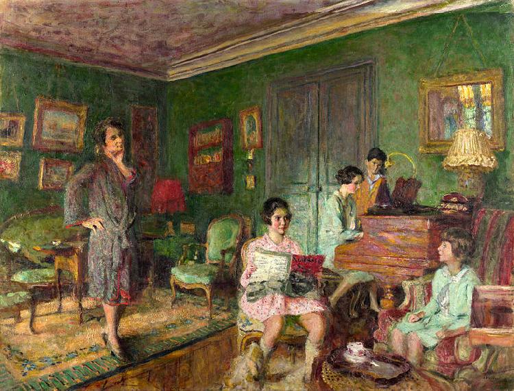 Edouard Vuillard Madame Andre Wormser and her Children